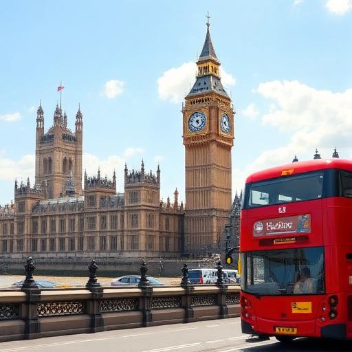 London skyline with Big Ben